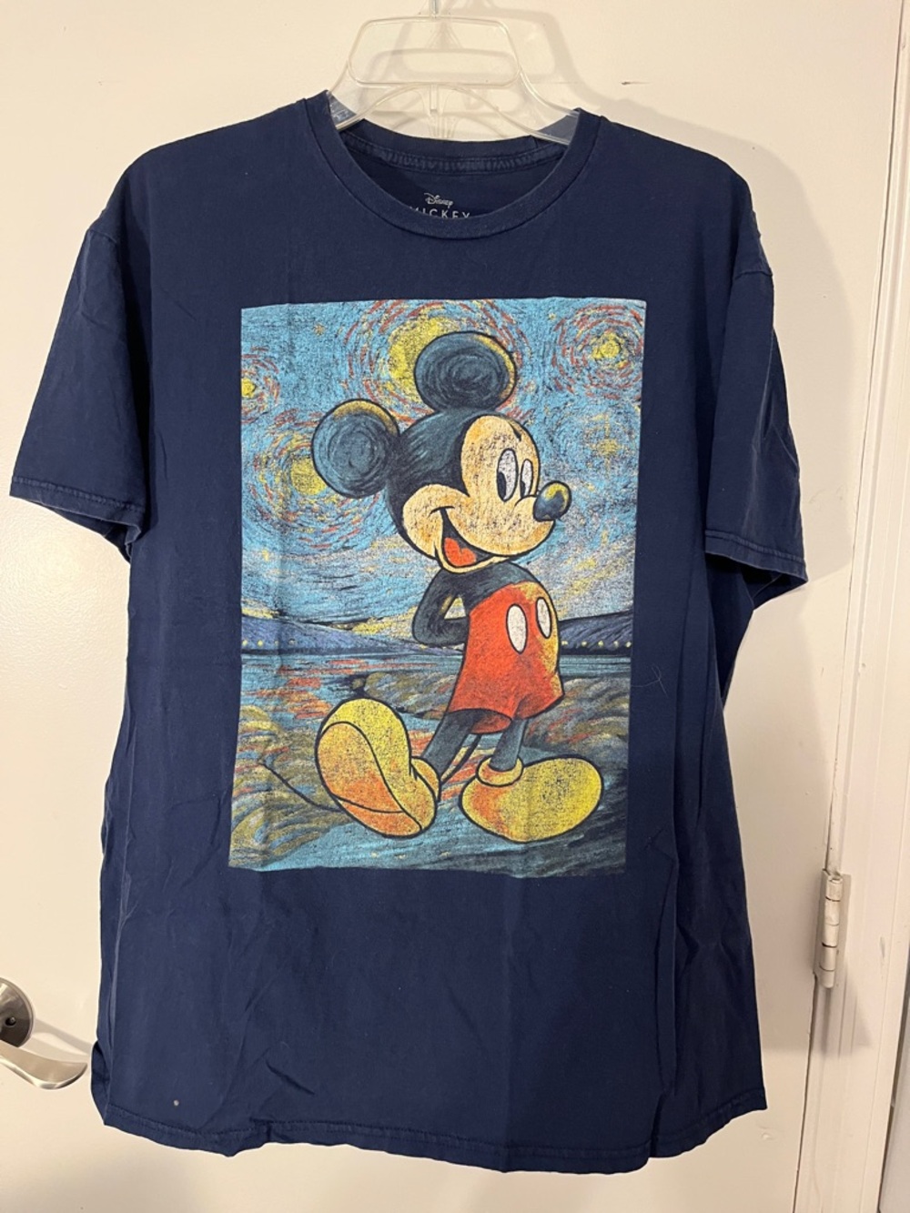Disney Mickey Mouse T-shirt, navy blue size extra large  100% cotton